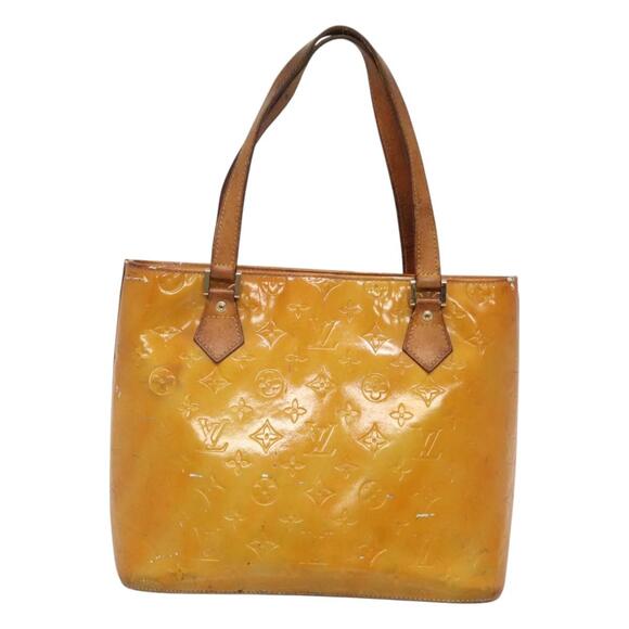 LOUIS VUITTON Monogram Vernis Houston Hand Bag Gris M91053 - Picture 2 of 16